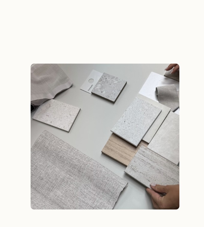 Material palette spread